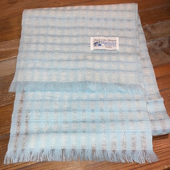 Vintage Madawaska Weavers Wool Scarf - Picture 1 of 3